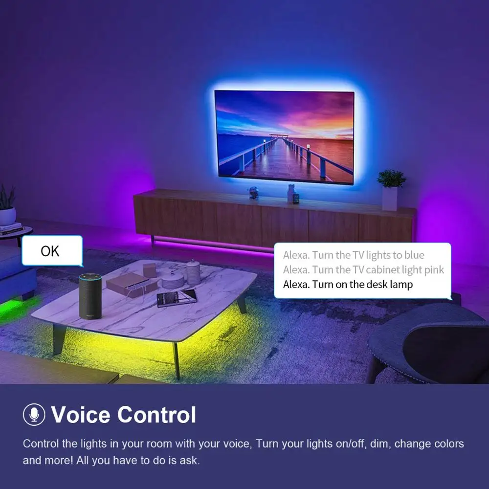 Tuya Smart Life APP 12V 24V CCT/RGB/RGBWW светодиодный светильник полоса беспроводной WiFi Пульт