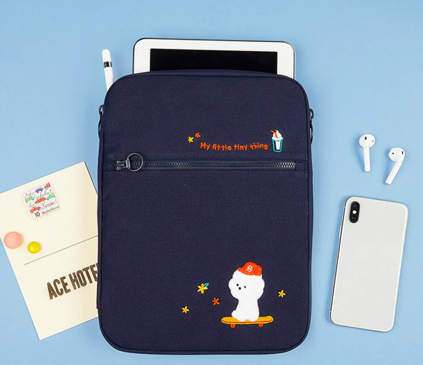 Personality 11 Inch Ipad Tablet Case for Shockproof Canvas Laptop Liner Bag Storage Sleeve Cover For Air 2021 | Багаж и сумки