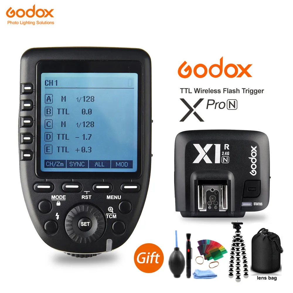 Пульт дистанционного управления Godox Xpro-N i-TTL II 2 4G X System с беспроводным триггером и