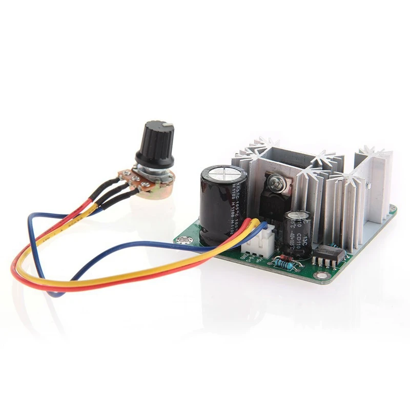 Контроллер скорости ШИМ регулятор скорости DC6V-90V 15A 0-5V PLC контроллер