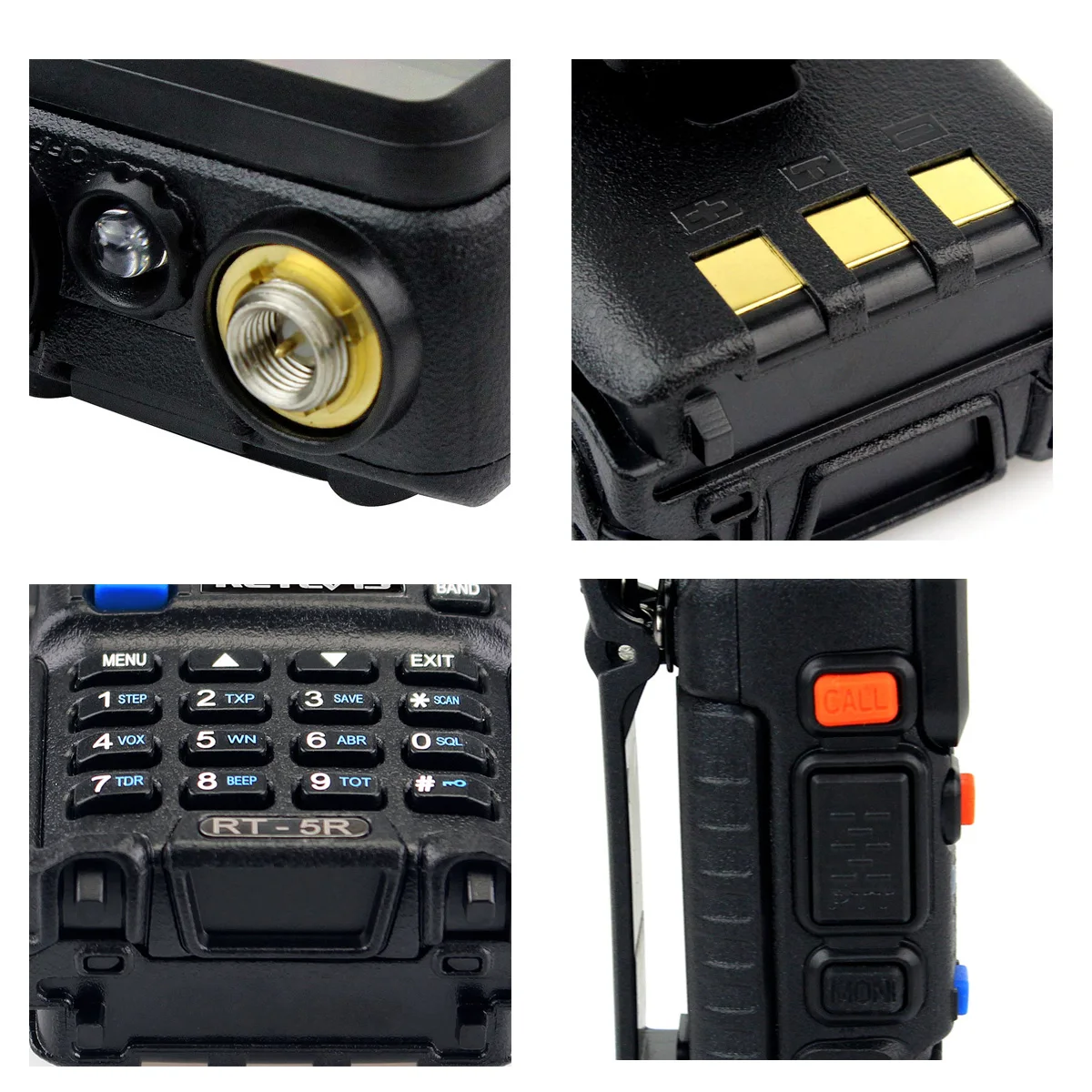 RETEVIS RT5R Handy Walkie Talkie 5W VHF UHF VOX FM Ham Amateur Radio Station Two Way Radio Transceiver Walkie-Talkie for Hunting