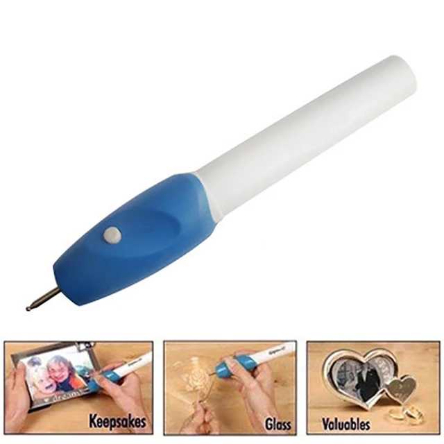 Mini Electric Engraving Pen Handheld Carving Pen Engraver Tool for Glass  Metal Plastic Wood