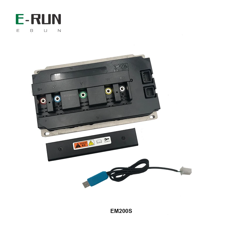 US $325.00 Programmable VOTOL EM200S 220A Boost Sine Wave BLDC Controller For QS PMSM Mid Drive 4KW Motor