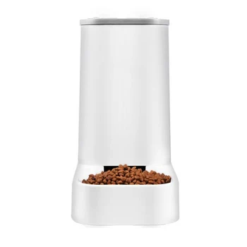 

Portable Food Dispenser Large Capacity Pet Automatic Feeder Water Station Easy Clean PP Home Container Small Animals Dogs Cats