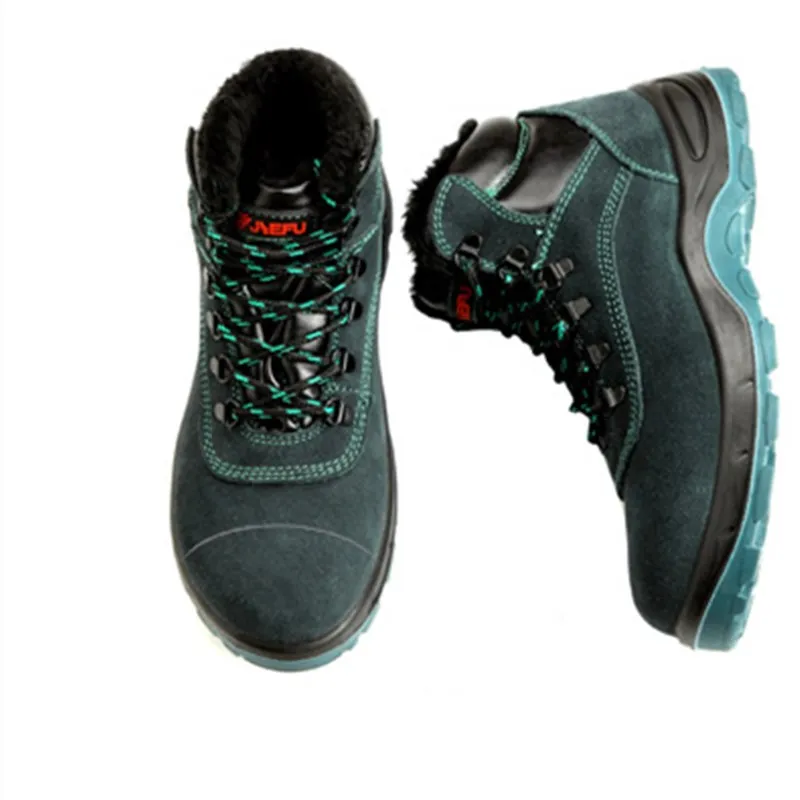 Зимняя Рабочая защитная обувь со стальным носком, противоскользящая, прокалывающаяся, с электрической изоляцией, водонепроницаемая, с высоким берцем, безопасная обувь