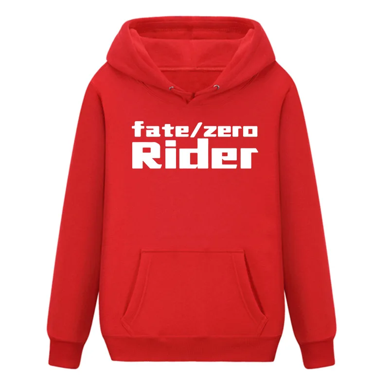Горячая игра Fate Stay Night с длинными рукавами фосфоресцирующие худи повседневные толстовки красное пальто пуловер с капюшоном топы