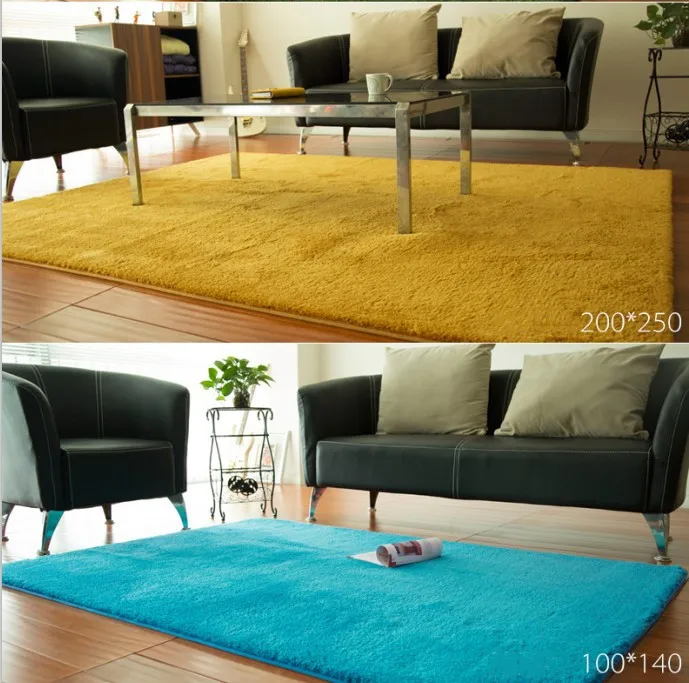 1 modern home living room large size Silk thick  bedroom bed down rug (4)