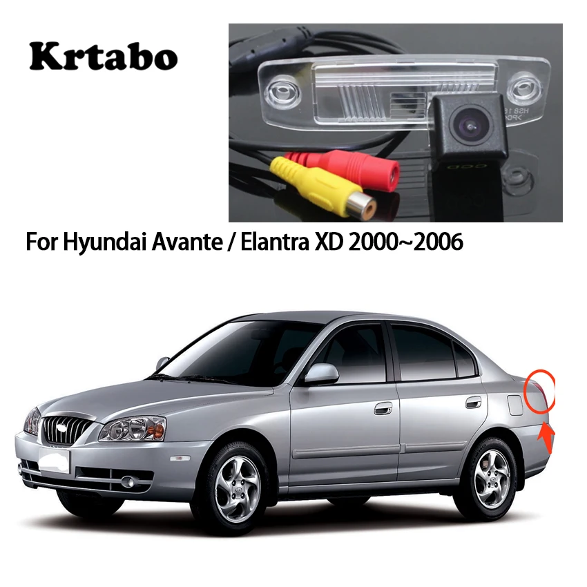 For Hyundai Avante Elantra XD 2000~2006 For Hyundai Accent MC Car Rear View Back Up Reverse Parking Camera Night Vision CCD HD