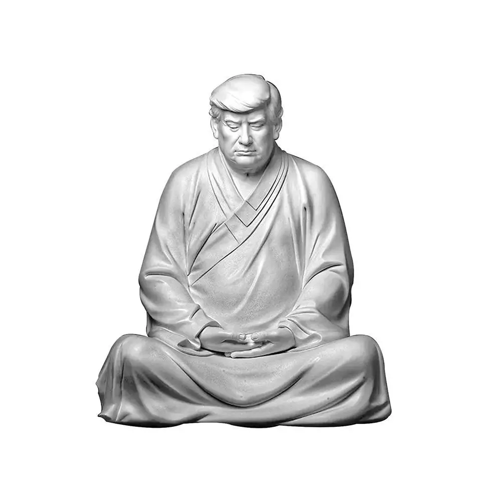 Статуя Будды Дональда Трампа сделайте вашу компанию великолепной снова