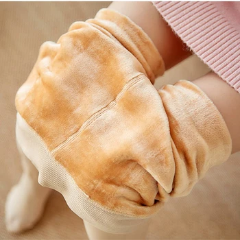 

Winter Warm Women Velvet Elastic Leggings Pants Women's Fleece Lined Leggings Soft High Waist Slimming Winter Warm Leggings