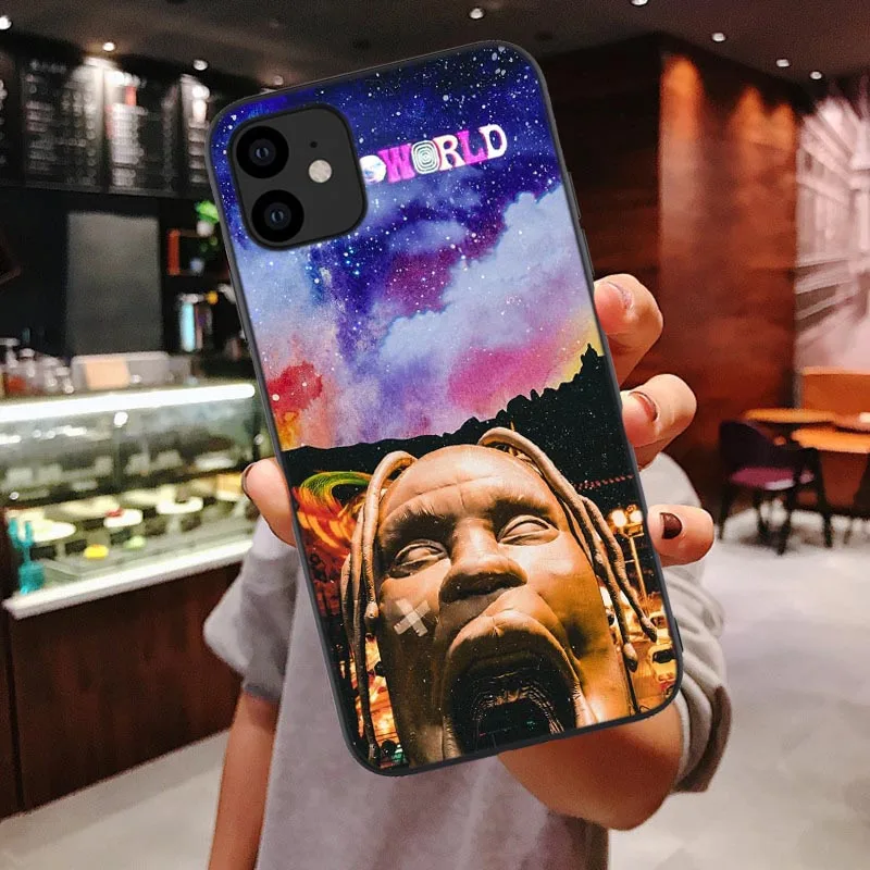 TPU Travis Scott Astroworld Tour silicone Case For iPhone 11 Pro Max xs wish you were here For iPhone 6 6s 7 8 Plus X XR Xs Max - Цвет: TPU