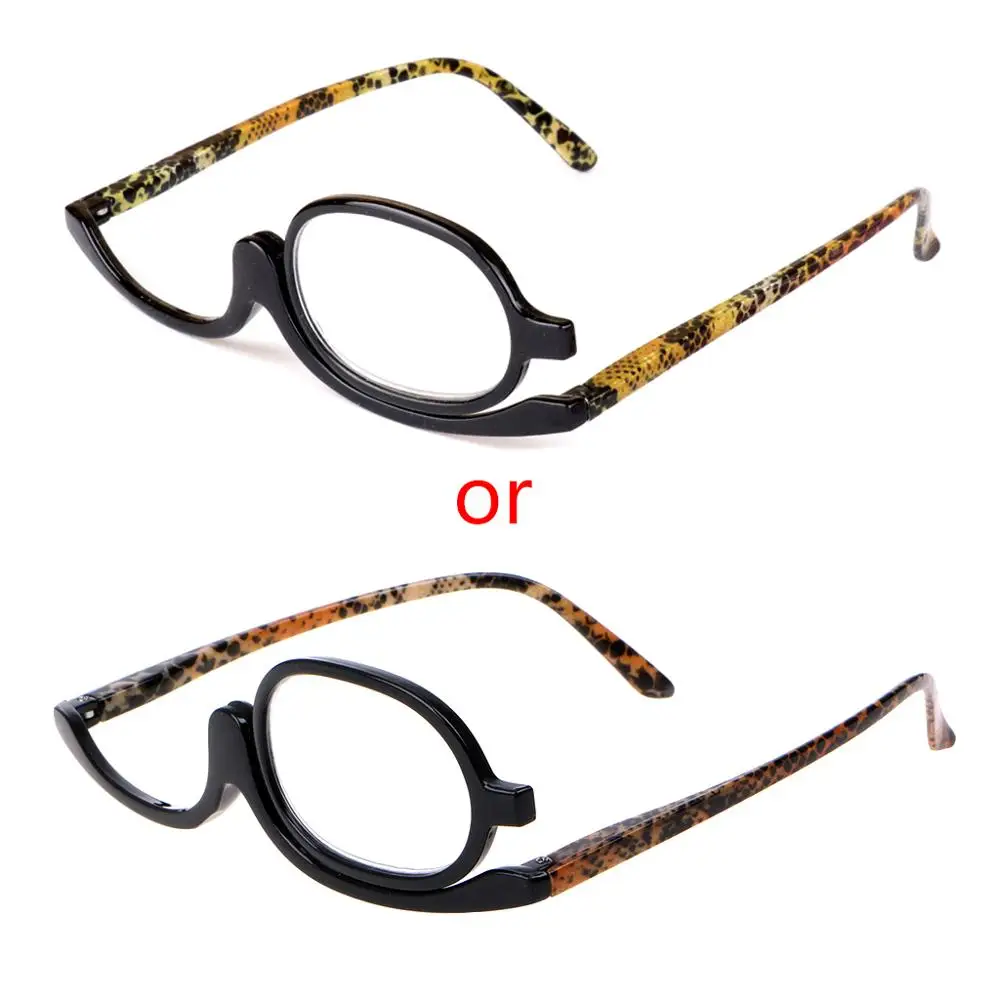 

1PC Women Lady Rotating Makeup Glasses Reading Glasses Flip Up +1.5 +2.0 +2.5 +3.0 +3.5 +4.0