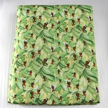 50*140 см, мультяшный принт, пэчворк, полиэстер, хлопок, ткань для детской ткани, домашний текстиль для шитья, полиэстер, наволочка, c2829