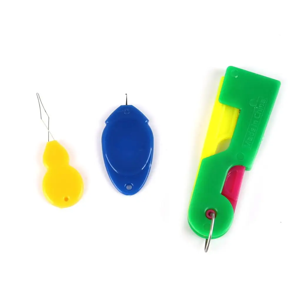 1/3/4/5/15Pcs Random Color  Automatic Needle Threader Thread Helpful Elderly Guide Easy Use Sewing Tool For Elderly Women 