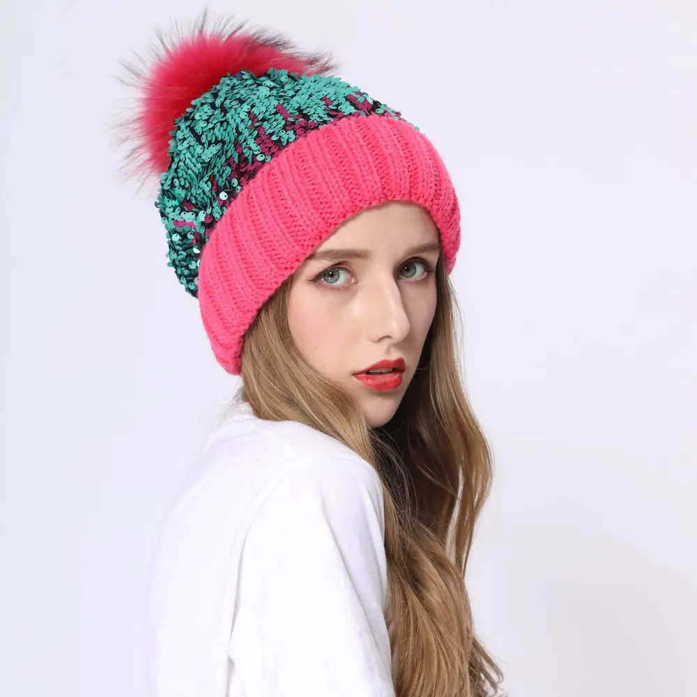 Sequin Beanie Hat Wholesale New Fashion 