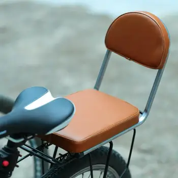 

Bicyle Manned Mountain Bike Rear Seat PU Cushion Backrest Thickened Shelf Bike