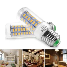 E27 E14 светодиодные лампы кукурузы огни SMD5730 220 В 24 36 48 56 69leds Светодиодная лампа Новогодние товары лампада Светодиодный прожектор Освещение в помещении