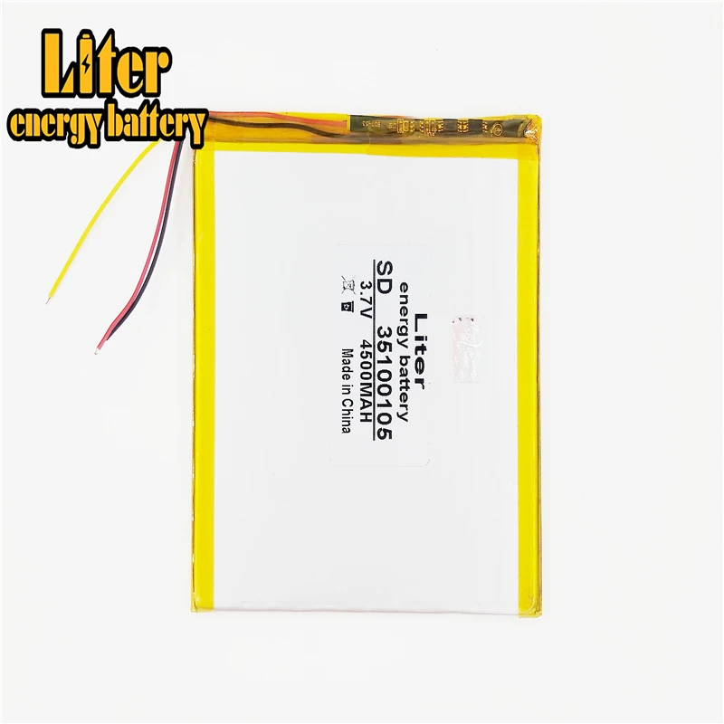 3 линии 4500mAH 7 V 35100105 (полимерный литий-ионный) li-ion для планшетного ПК дюймов 8 9 |