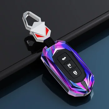 Copertura della cassa del portachiavi a distanza dell'automobile in lega di zinco per Hyundai Solaris HB20 Veloster SR IX35 Accent Elantra I30 per KIA RIO K2 K3 Sportage - Copertura della cassa del portachiavi a distanza dell automobile in lega di zinco per Hyundai