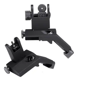 

Tactical hunting gun accessories AR15 beveled folding metal sight sight