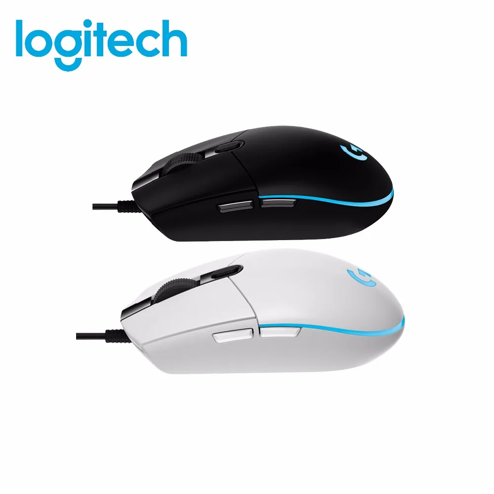 Logitech G102 PRODIGY Проводная игровая клавиатура Мышь оптический 6000 Точек на дюйм 16 8 м
