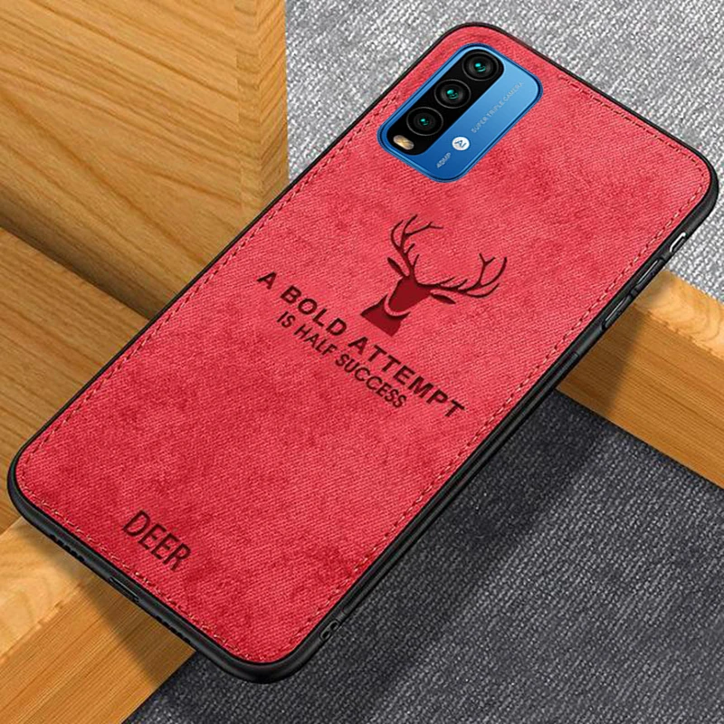 best phone cases for xiaomi Soft Deer Cloth Case for Redmi 9 9T 9A 9C NFC 9AT Redmi Note 9T 8T 9S 8 9 Pro Max xiaomi leather case design Cases For Xiaomi