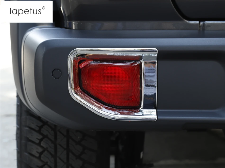 Аксессуары Lapetus, подходят для Jeep Wrangler JL-, задний багажник, бампер, противотуманные фары, молдинг, крышка, комплект, отделка, 2 цвета