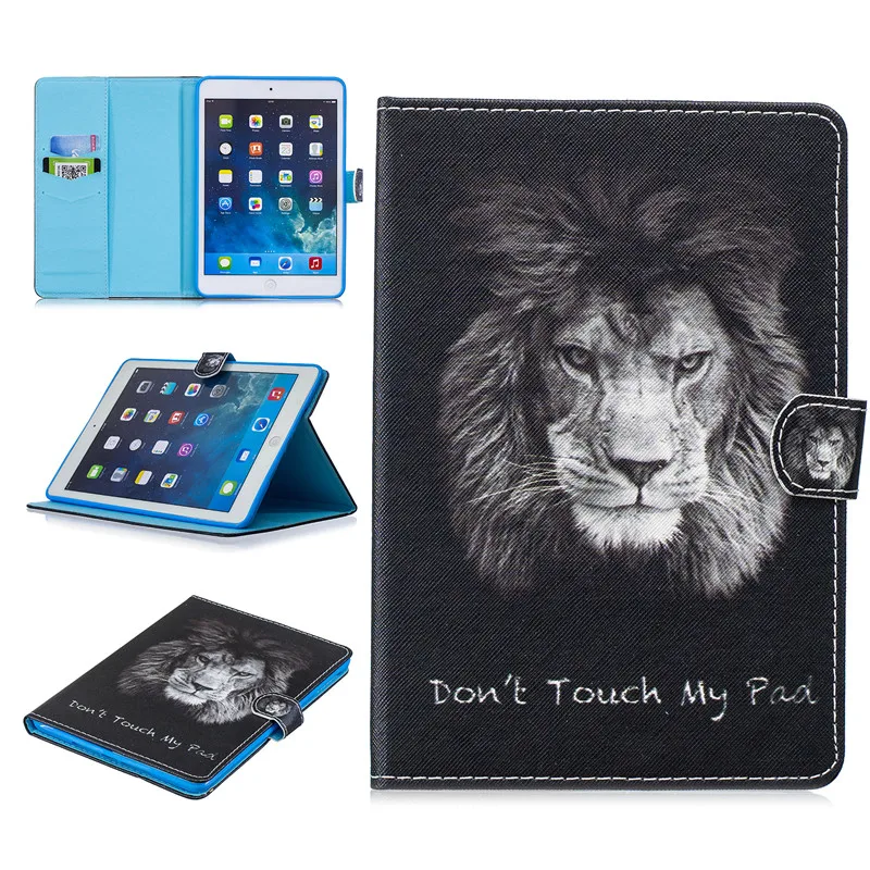 Модный защитный чехол для Apple ipad mini 5 4 3 2 1 чехол Funda PU кожаный чехол-подставка для ipad mini 4 3 Чехол мультяшный чехол