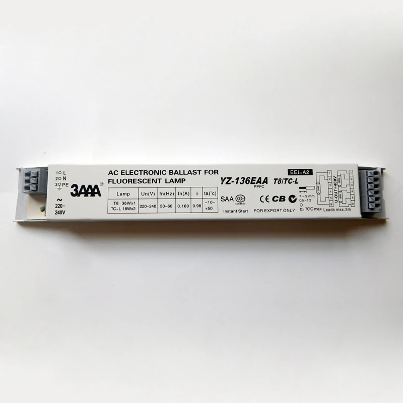 Lights & Lighting Ballasts 220V YZ136EAA YZ236EAA T8/TCL 2*18W T8