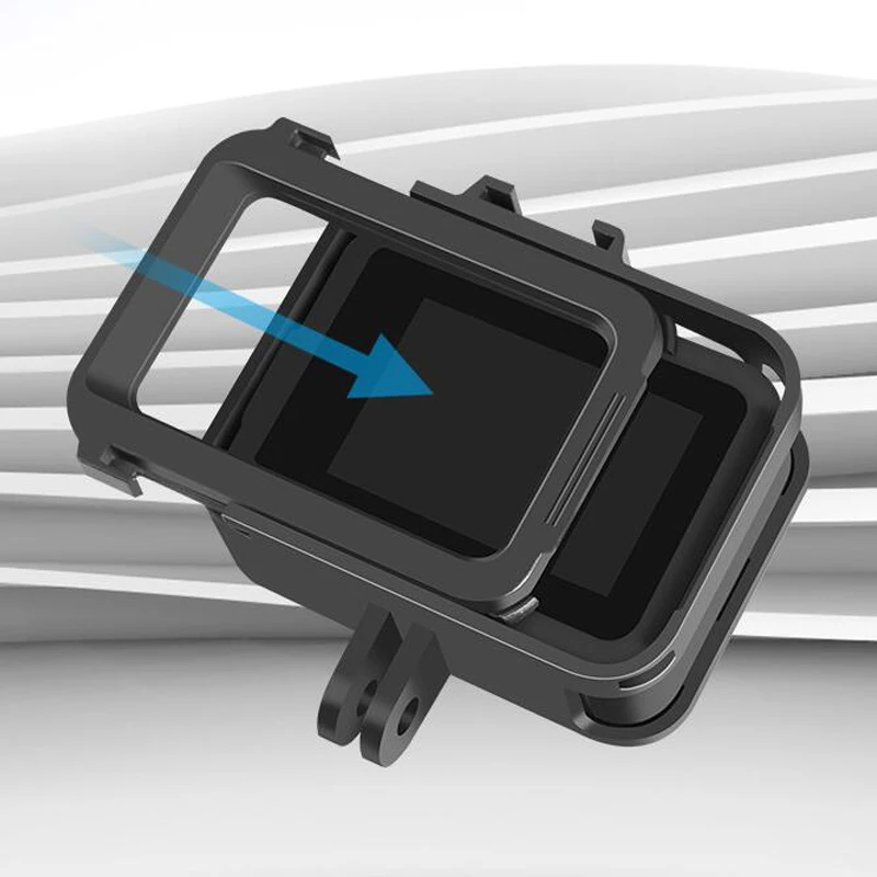 Новинка, аксессуары для Go Pro, для GoPro Hero 8, Черная Спортивная Экшн-камера, пластиковая стандартная защитная рамка, чехол, крепление для Gopro