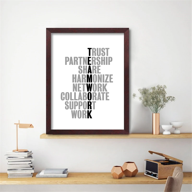 TeamWork-Motivational-Quotes-Canvas-Art-Print-Office-Poster-Inspirational-Quote-Canvas-Painting-Poster-Office-Wall-Art