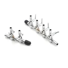 Трубопровод 1-5 способ нержавеющая сталь аквариум воздушный насос воздушный поток сплиттер трубка управление клапан переключатель клапан