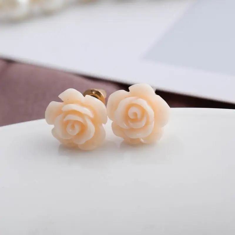 9 пар/компл. элегантные Для женщин цветок сережки-гвоздики с кристаллами Комбинации набор серьги-гвоздики в виде Розы в форме сердца подарочный набор украшений для ушей