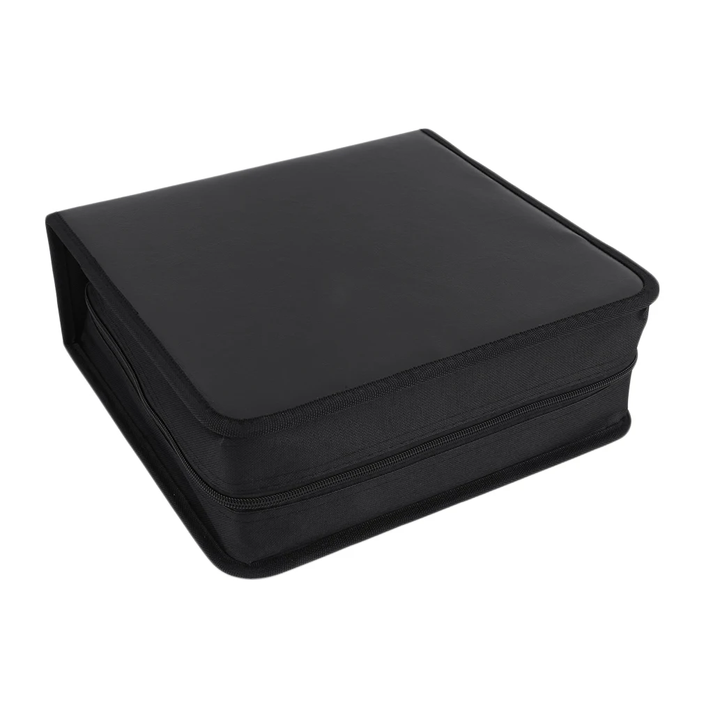 

PU Leather 400 Pieces Disc CD DVD Storage Holder Carry Case Bag Organizer Solution Binder Book Sleeves Carrying Bag Dropshipping