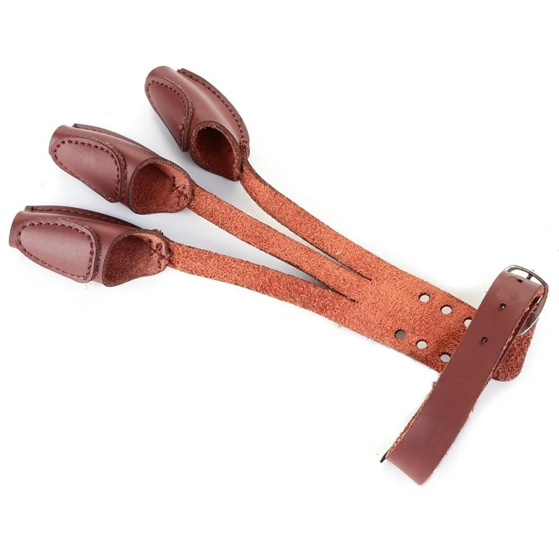 

ABKT-Handmade 3 Finger Protect Glove Archery Pull Bow arrow Leather glove