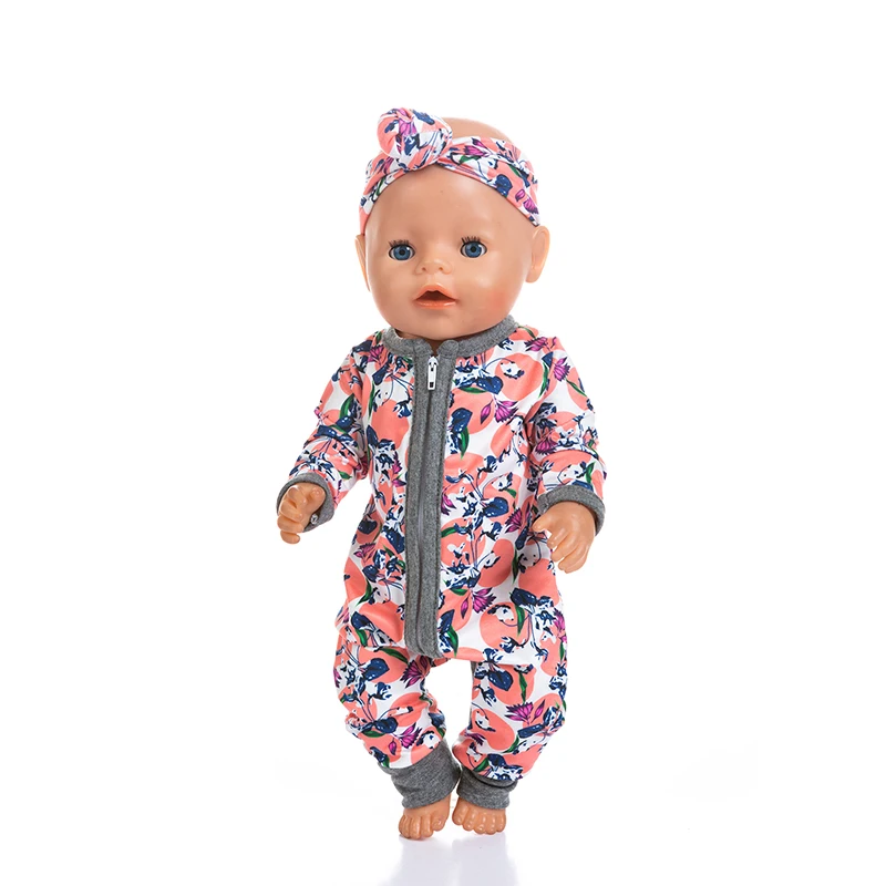 Born New Baby Fit 18 дюймов 43 см кукольная одежда кукла клубника ананас, фрукты и волосы лента костюм аксессуары для ребенка подарок