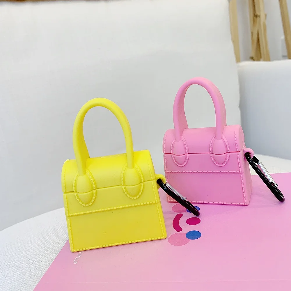 

Cute Small Bag Case For Airpods 1 2 Universal Cartoon Silicone Soft Headphone Charging Box Case Protective Cover For Airpod 1 2