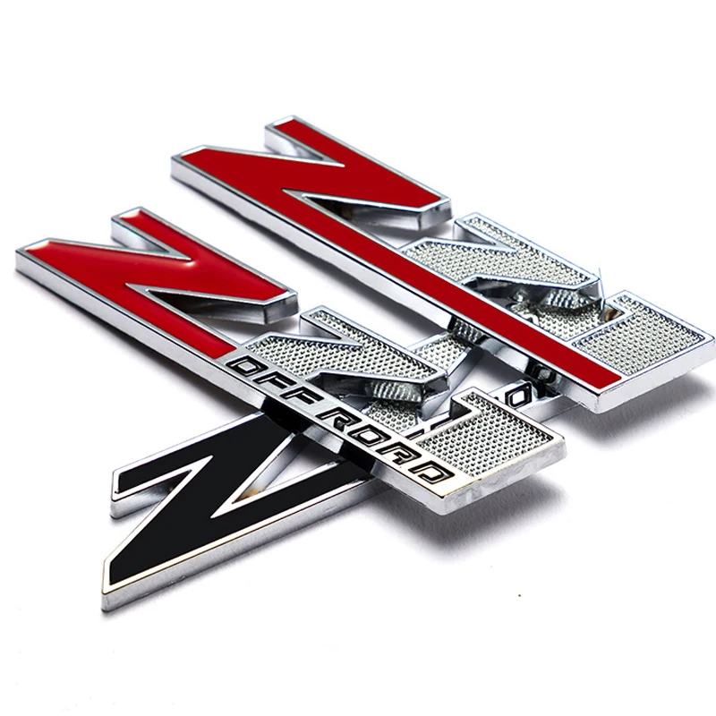

2 Pieces/set 9.5*2cm Z71/Z71 OFFROAD Zinc Alloy Alphanumeric Car Label Car Exterior Modification Supplies Suitable for Chevrolet