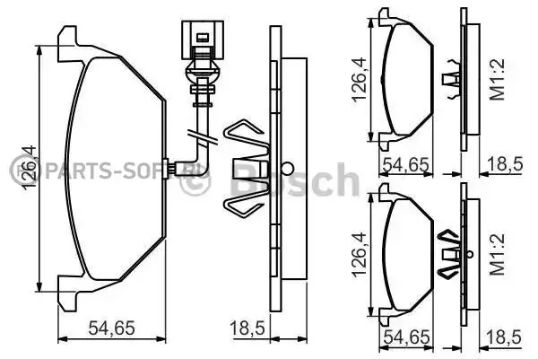 BOSCH 0986495213 0 986 495 213_колодки дисковые передние\ Audi A2 1.4i/TDi/1.6i 16V 00 | Автомобили и