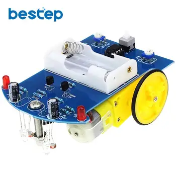 

D2-1 Smart Robot Car kits tracking car photosensitive robot kits parts for DIY electric toy no battery