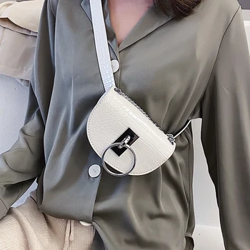 

Stone Pattern PU Leather Crossbody Bags For Women 2020 MINI Shoulder Messenger Bag Female Waist Packs Lady Handbags #50