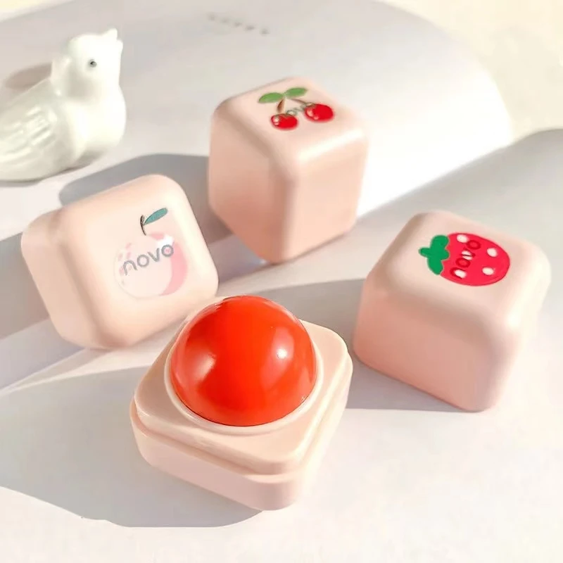 保湿リップクリーム かわいいプリン 天然保湿リップスティック ナリッシングナイトケア マジックカラー リップライン ゼリーリップバーム Lip Balm Aliexpress