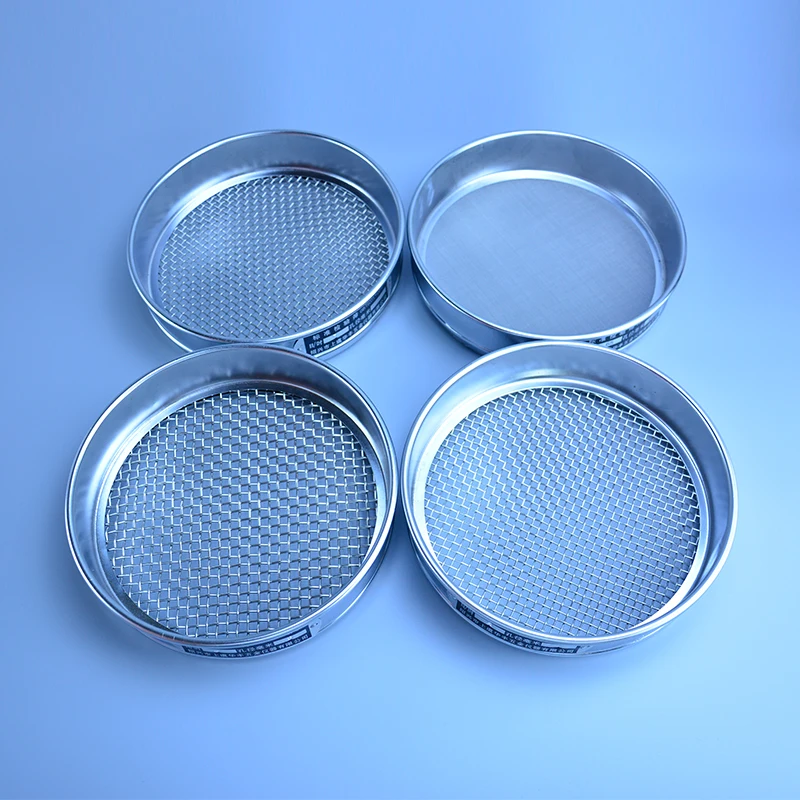 Dia 20cm From 10mesh To 200mesh Stainless Steel Net Chroming Body Test Sieve Standard Test Sieve Laboratory sieve stainless steel test sieve