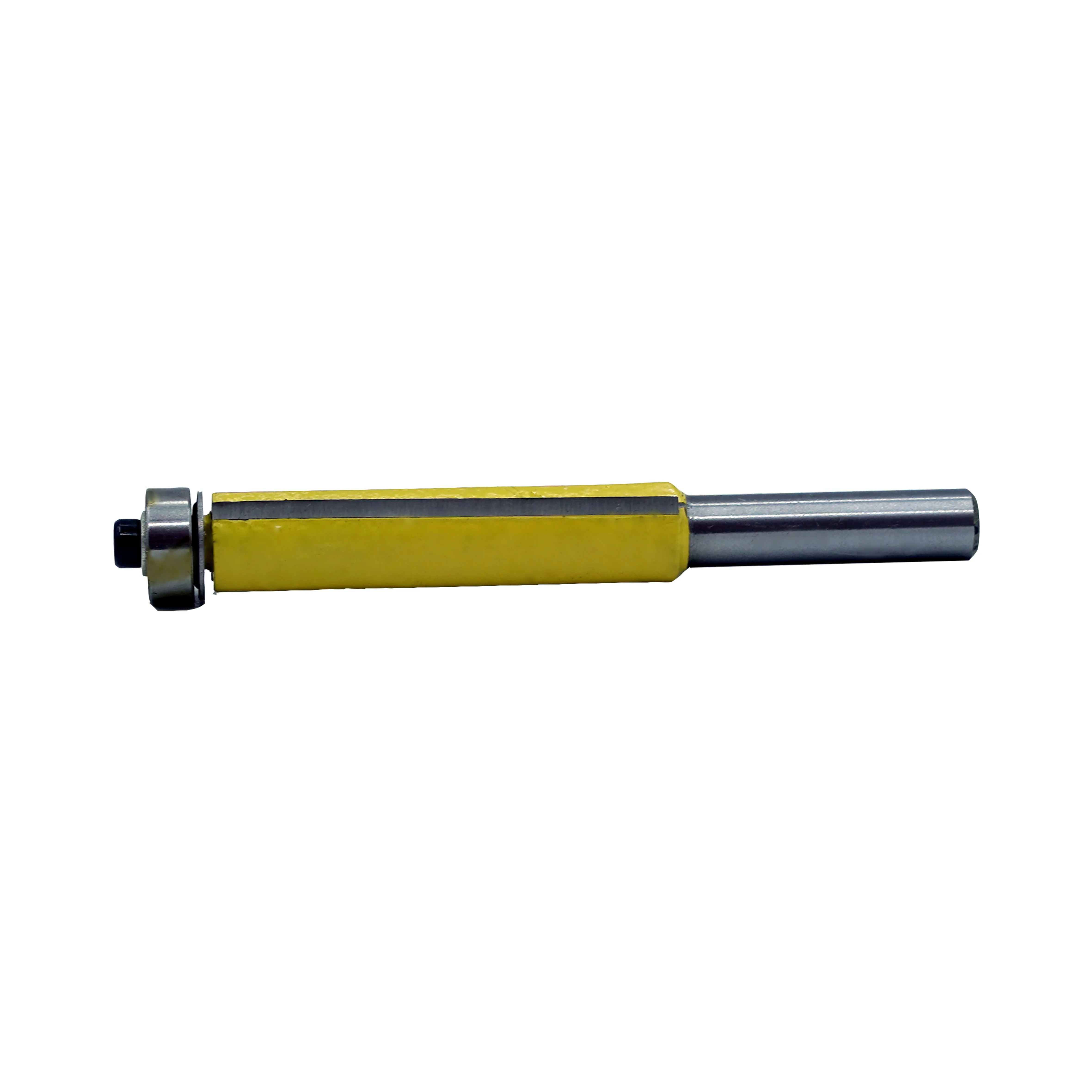 1pc 8mm Shank 2" Flush Trim Router Bit with Bearing for Wood Template Pattern Bit Tungsten Carbide Milling Cutter for Wood