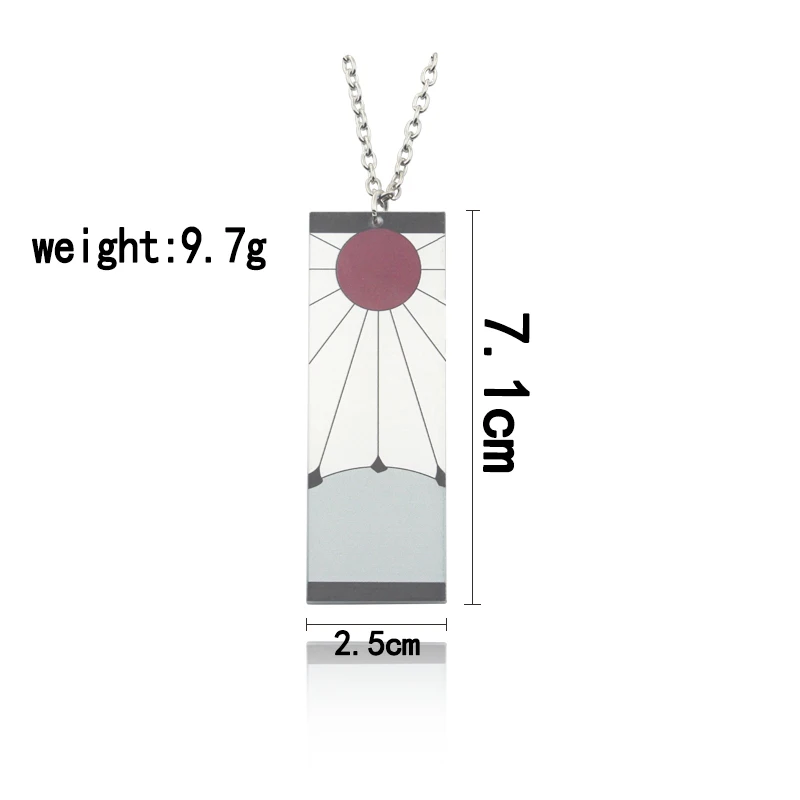 Аниме, ожерелье, демон, убийца, Kimetsu no Yaiba, ожерелье, Kamado Tanjirou, косплей, подвеска, ожерелье для женщин, мужчин, подарок