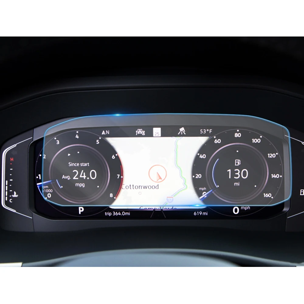 

Для Volkswagen VW Atlas 2020 2021 Приборная панель автомобиля Приборная панель ЖК-экран Защитная пленка из закаленного стекла Защита от царапин