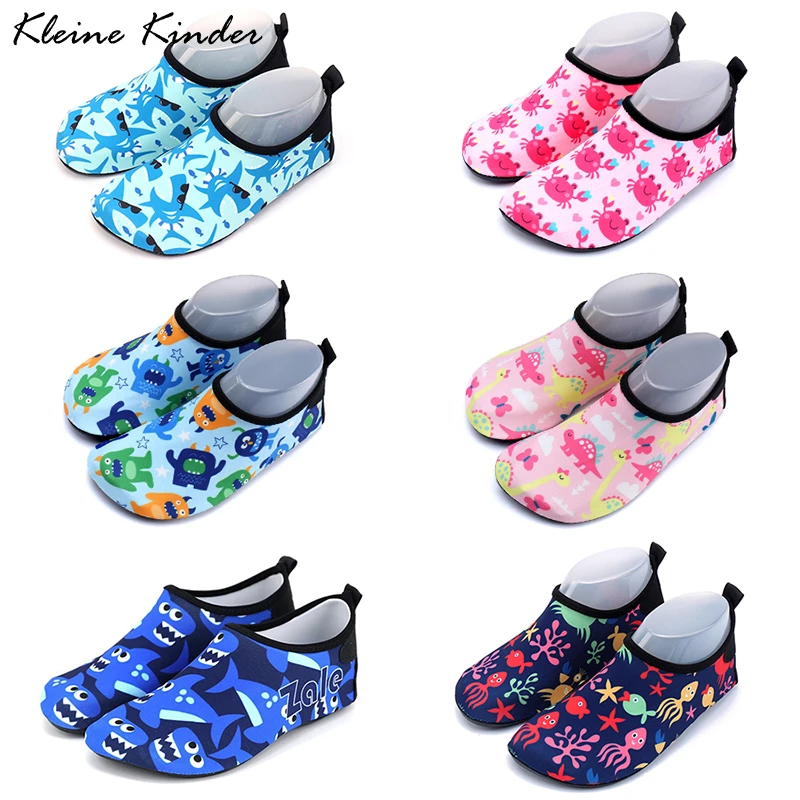 Zapatillas para nadar en el mar, zapatos acuáticos para niños, piscina, baño, buceo, zapatillas acuáticas|Calzado para río| - AliExpress