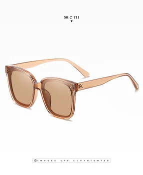 

2020 new Korean fashion square frame sunglasses, male and female sunshade large frame polarized sunglasses
