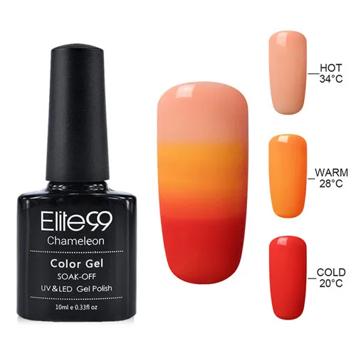 Elite99 термо 3 цвета личная гигиена меняющийся цвет температурный гель для изменения цвета Дизайн Ногтей Стойкий гель для ногтей лак для ногтей - Цвет: 4219