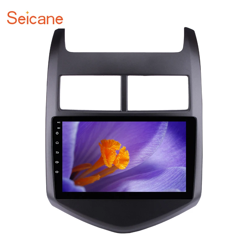 Автомагнитола Seicane Android 8 1 HD 2Din 9 &quot GPS Navi для Chevy Chevrolet AVEO 2010 2011 2012 2013 с сенсорным